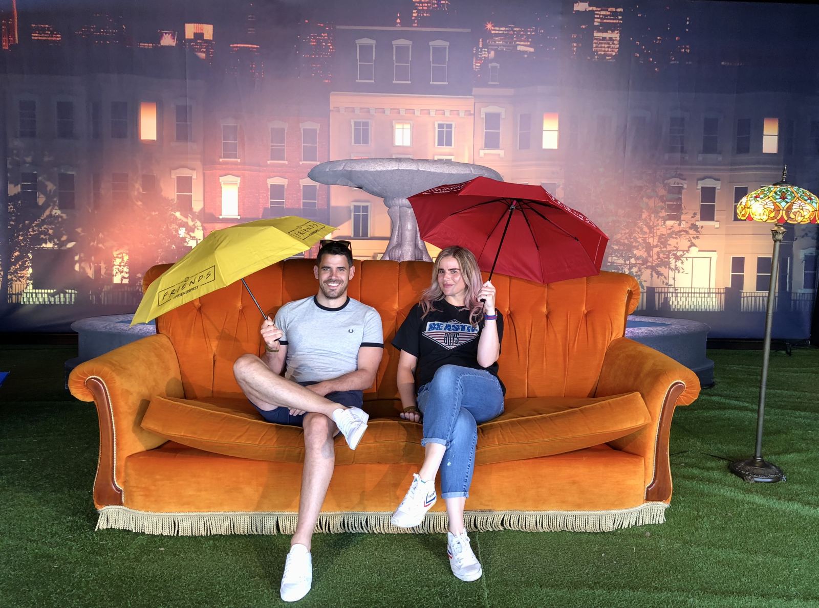 An image of Blogger Pixie Tenenbaum and her little brother at Comedy Central UK's Friends Fest 2018